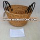 WATER HYACINTH NATURAL/ WOVEN WATER HYACINTH BASKET SET/ SQUARE STORAGE WATER HYACINTH BASKET